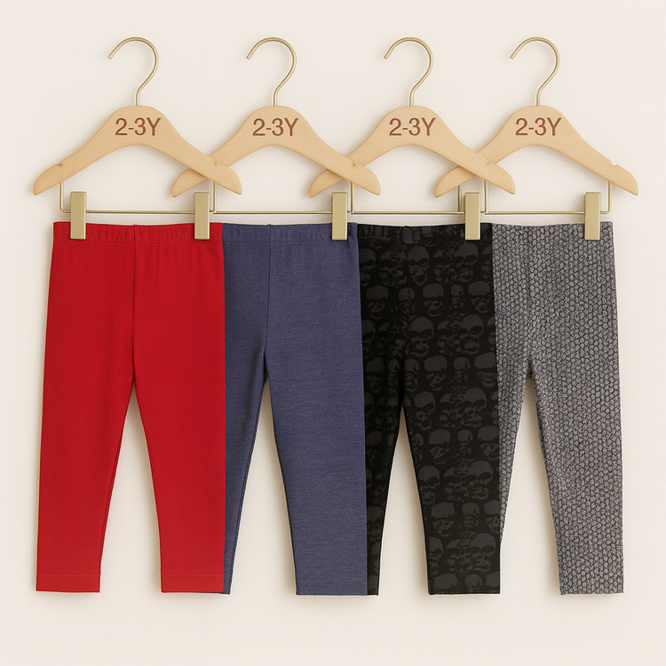Combo Tights | Pack of 4 Deal 5 | Age 2-3 Year
