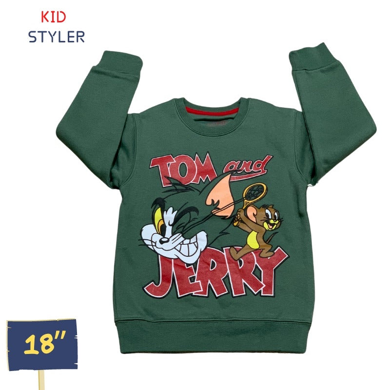 green tom and jerry shirt
