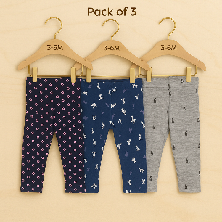 Combo Tights | Pack of 3 Deal 2 | Age 3-6 Year