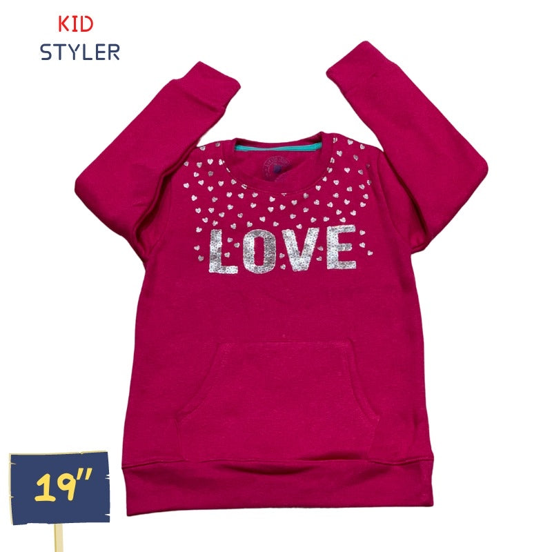 pink love sequence shirt