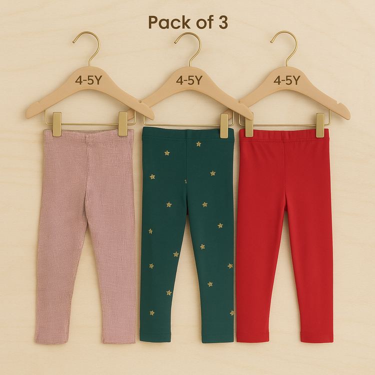 Combo Tights | Pack of 3 Deal 4 | Age 4-5 Year