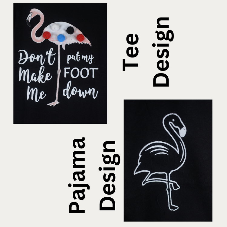 Black Flamingo POM POM Set