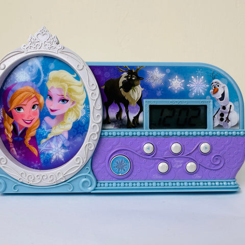 Frozen Princess Digital Music Player & Alarm Clock – Kids Toy with Elsa, Anna & Olaf Design