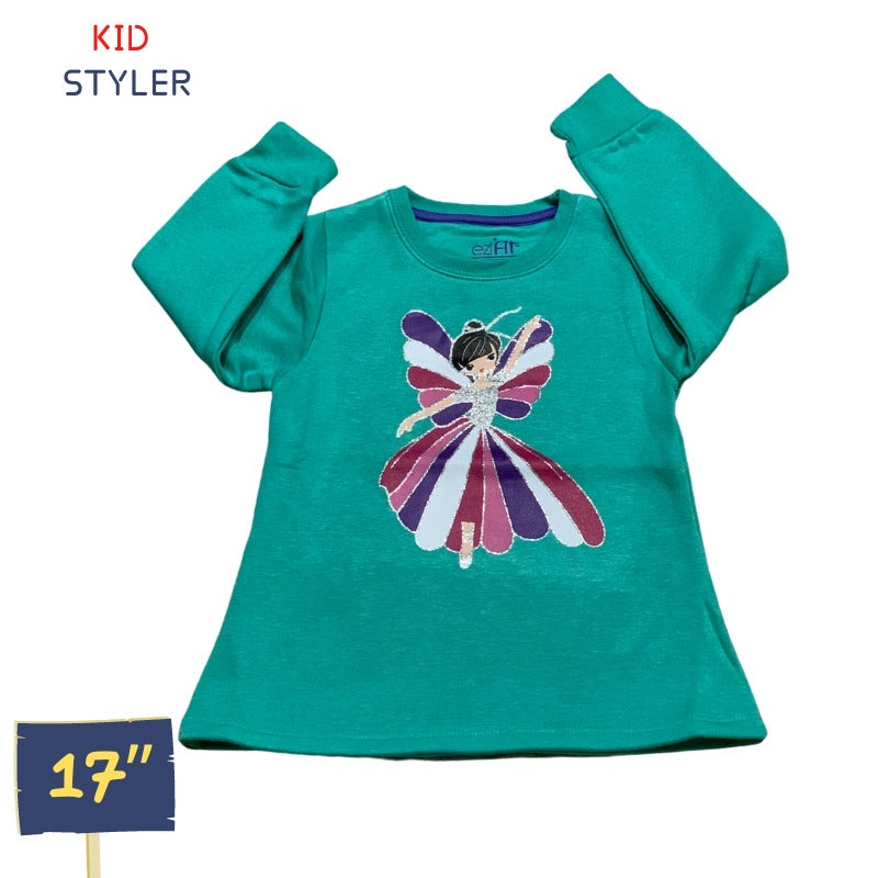 sea green dancing doll top