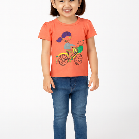Peach bicycle - Outfit Set