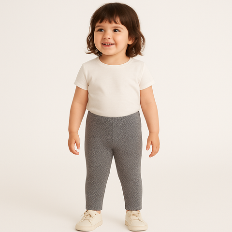 Girls Geometric Print Leggings