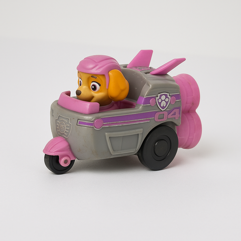 Paw Patrol Skye Rescue Vehicle Toy – Pink & Grey (Mini Car for Kids)