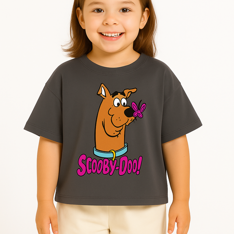 Grey Cute Scooby-Doo baggy T Shirt