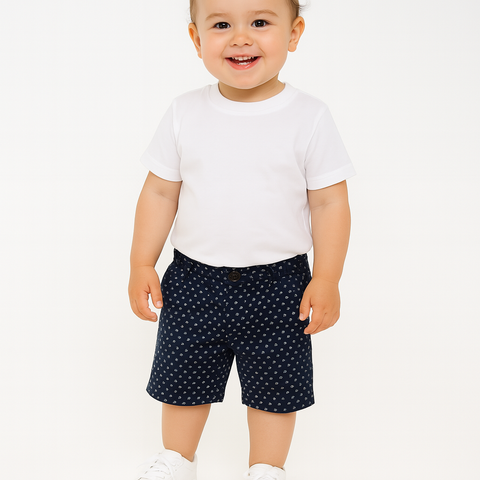 Black Flower Printed – Short