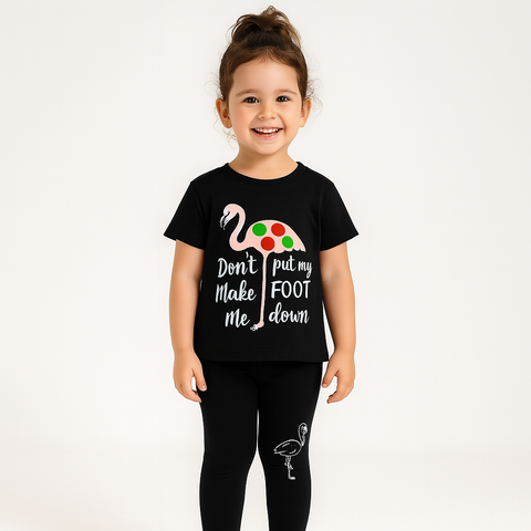 Black Flamingo POM POM Set