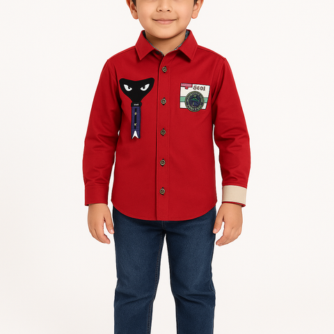 Red imported cotton T Shirt