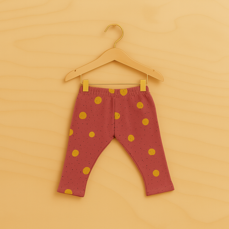 Peach Polka Trouser m