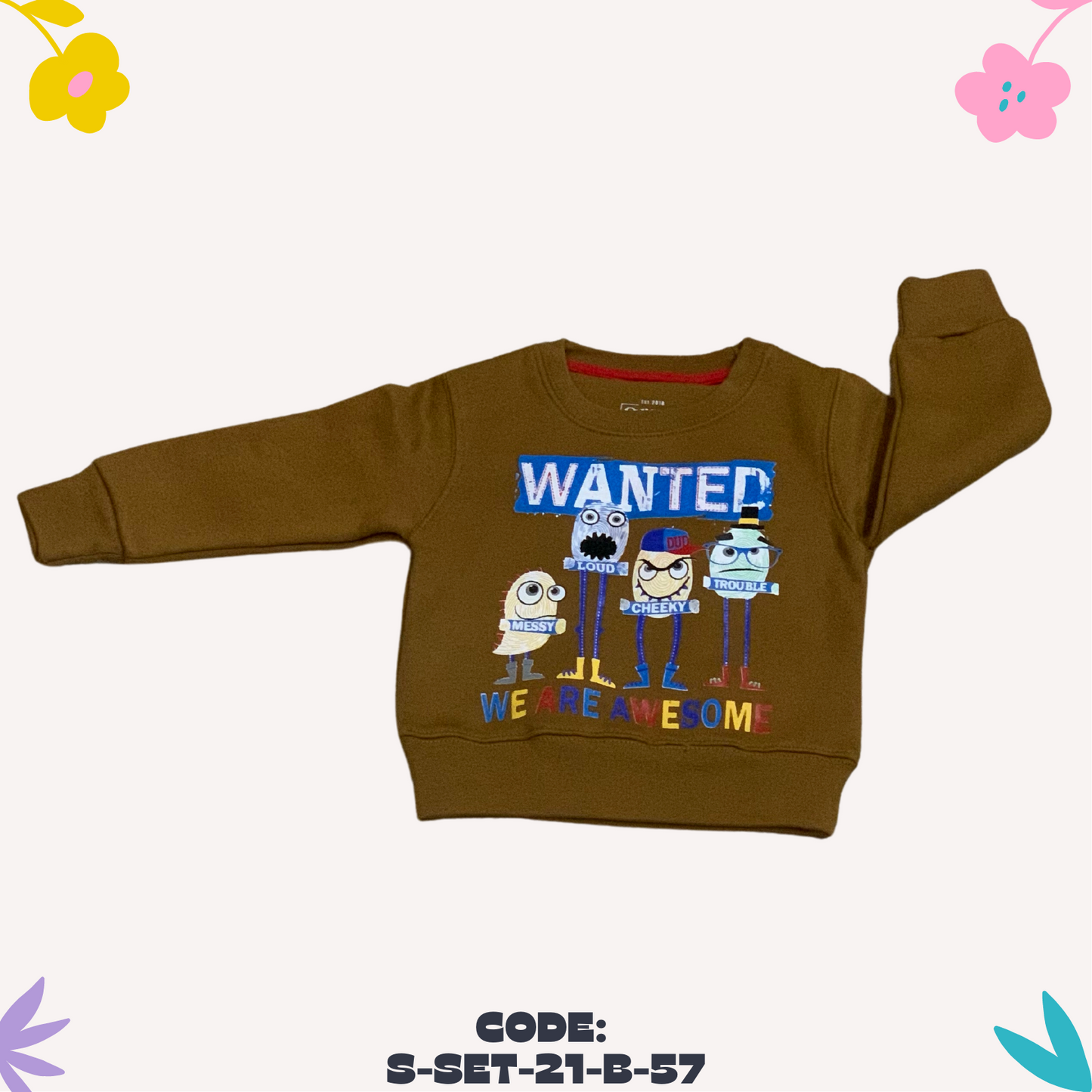 brown wanted shirt
