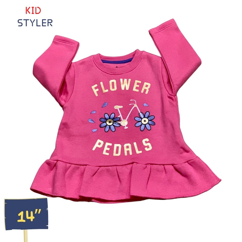 light pink flower padals top