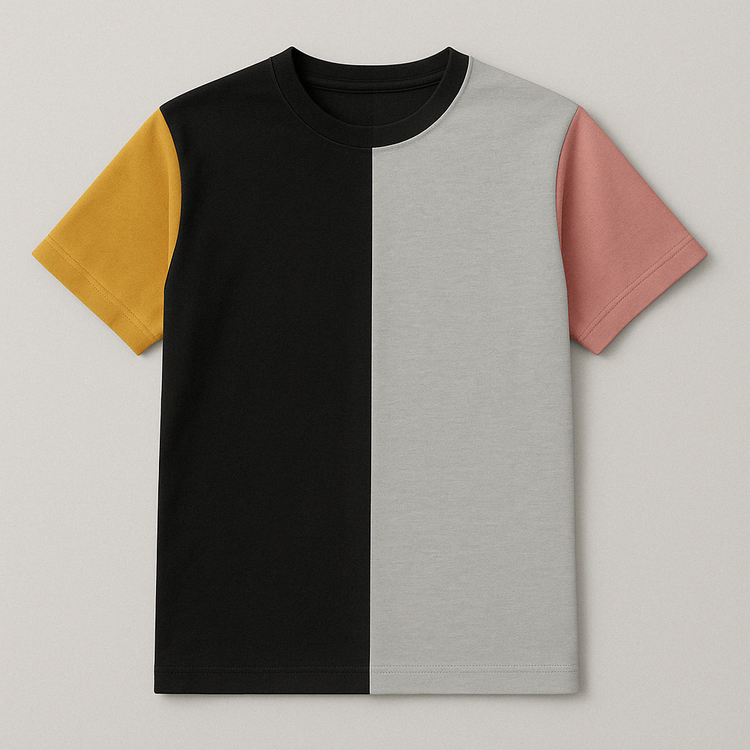 Plain Multi Colour T Shirt
