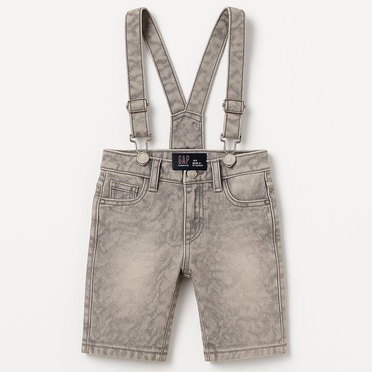 Shaded stylish half strip dungaree