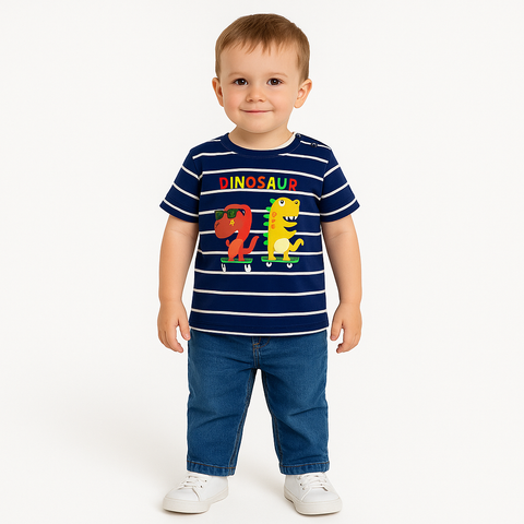 Blue Dinosaur T Shirt