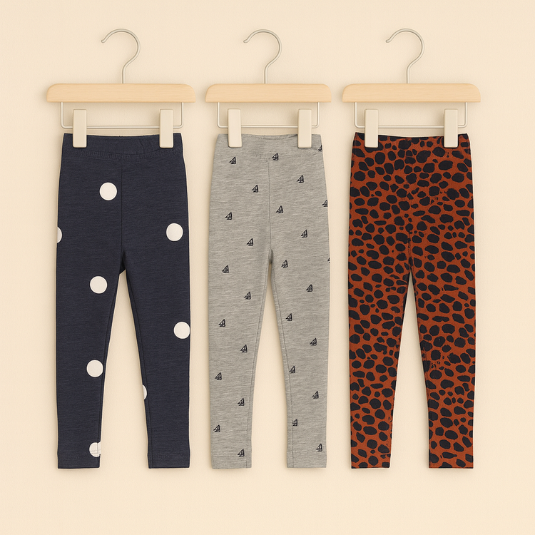 Combo Tights | Pack of 3 Deal 6 | Age 6-9 Month