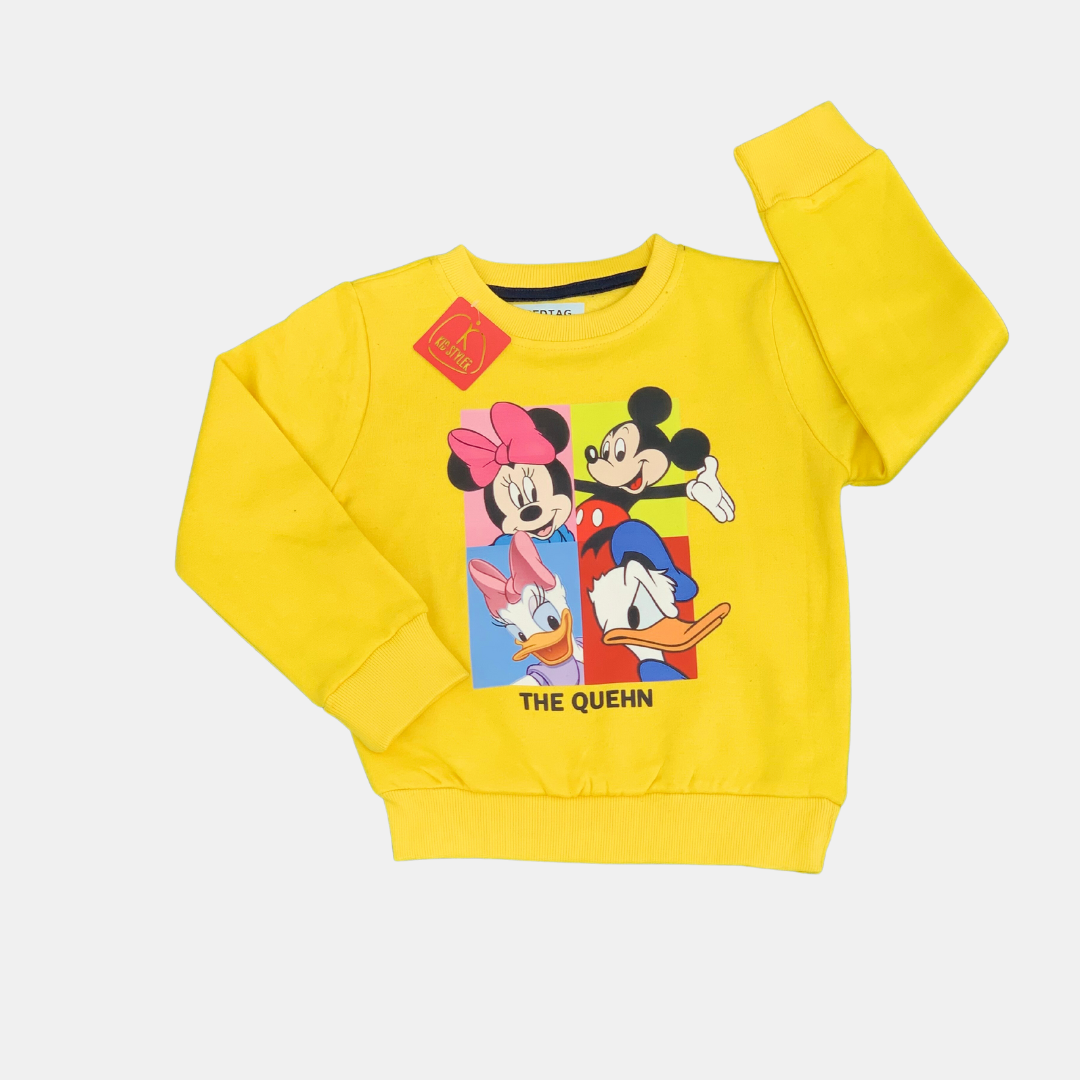 Mickey Mouse print on Yellow