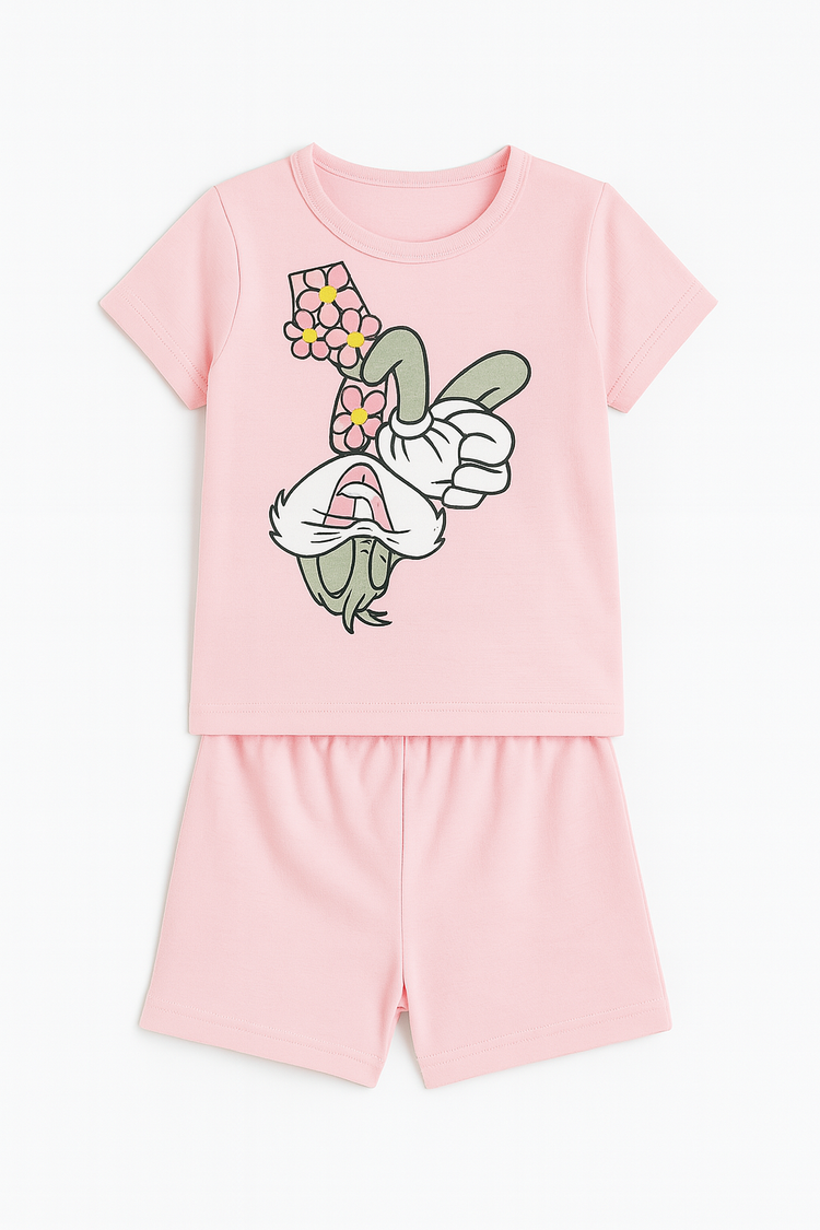 Pink Bugs Bunny Summer Outfit Set