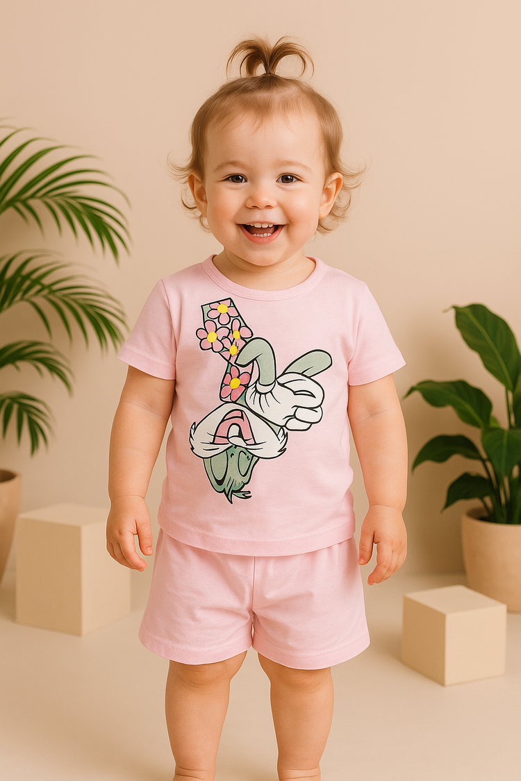 Pink Bugs Bunny Summer Outfit Set