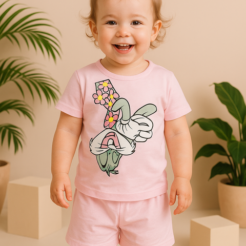 Pink Bugs Bunny Summer Outfit Set