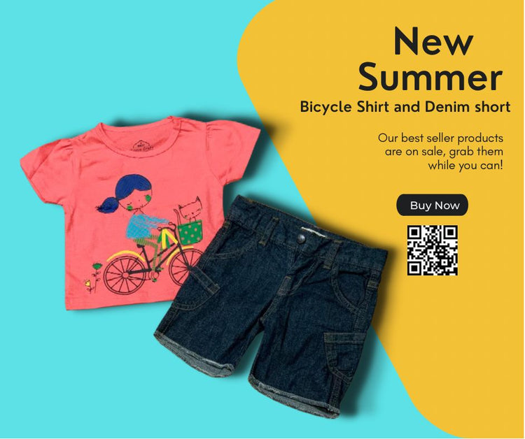 Peach bicycle pair