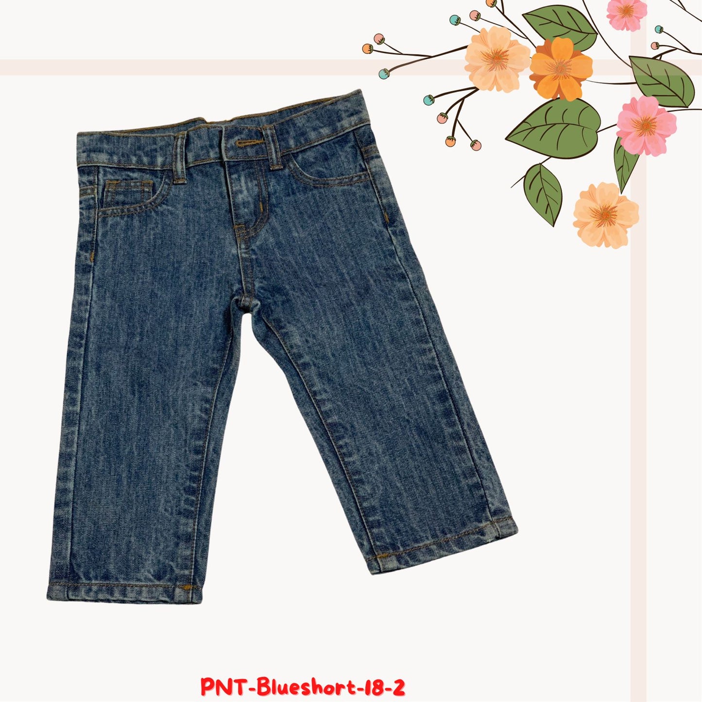 Blue Stylish White Shade pant