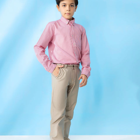 Red Check Formal Shirt - kid Styler