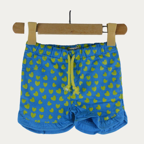 Ferozi Heart Cotton Short