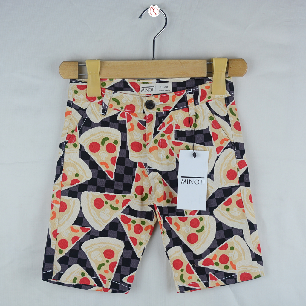 Pizza Printed Short