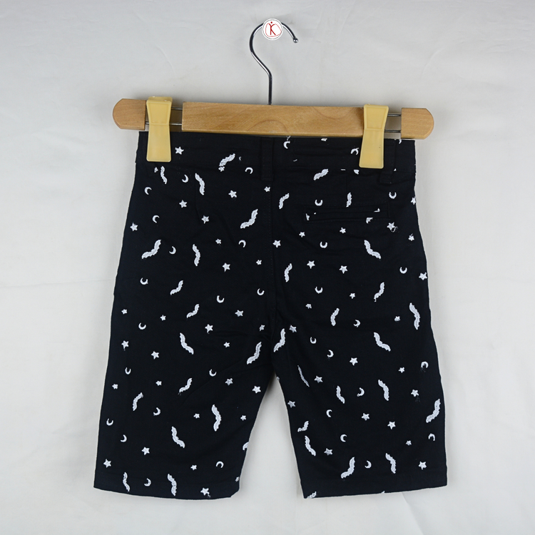 Black Star Moon Embroidered – Short