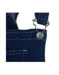 Girls’ Floral Embroidered Denim Shortalls – Summer Dungaree