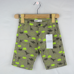 Green Dino Printed