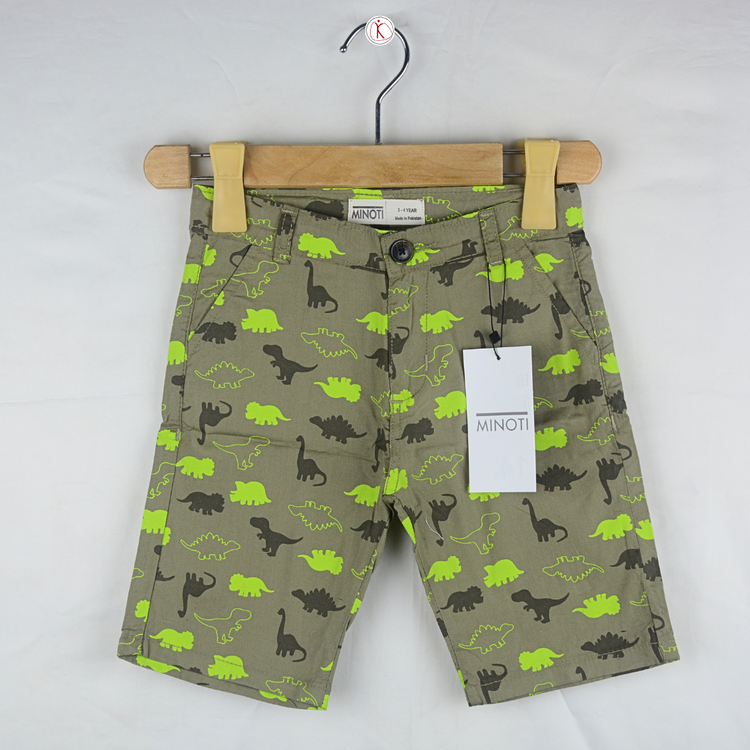 Green Dino Printed – Short