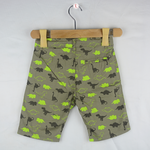 Green Dino Printed