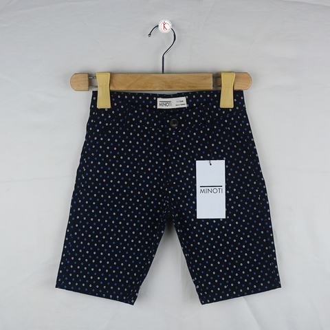 Black Flower Printed Short