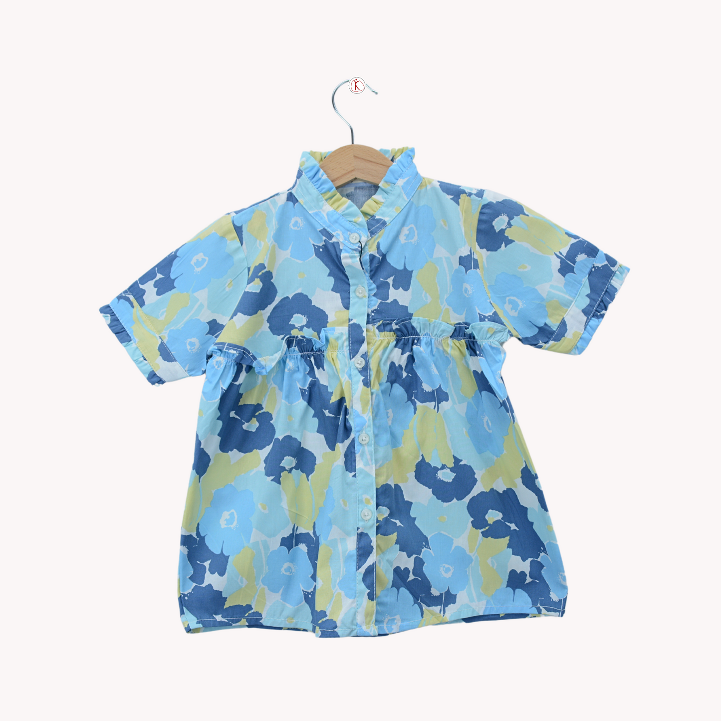 Ferozi Floral Printed Top