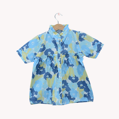 Ferozi Floral Printed Top