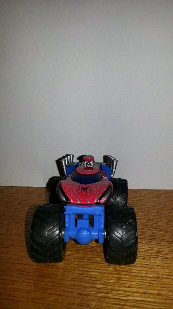 Spider-Man Style Monster Truck Toy – Big Wheels Pull-Back Vehicle for Kids