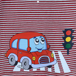 Cute Car Stop on Red Signal-Design