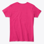 Pink Plain T Shirt with Mickey Cute Patch-Back