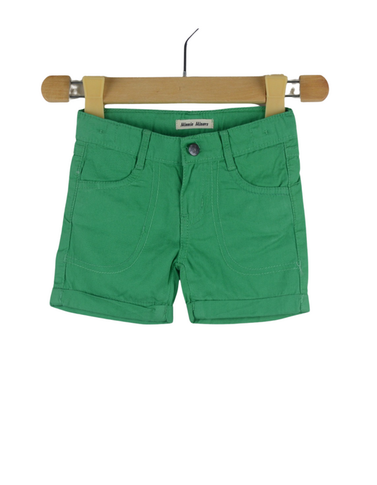 Green cotton short