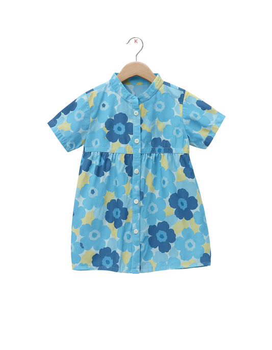 Ferozi Floral Printed Top