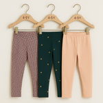 Combo Tights | Pack of 3 Deal 2 | Age 4-5 Year