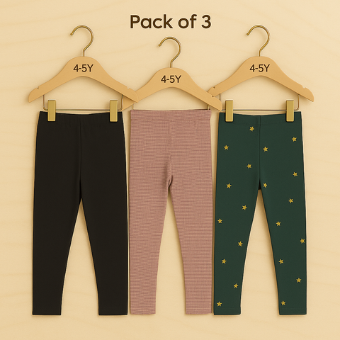 Combo Tights | Pack of 3 Deal 7 | Age 4-5 Year