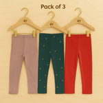 Combo Tights | Pack of 3 Deal 8 | Age 4-5 Year