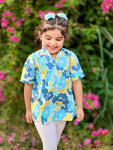 Ferozi Floral Printed Top