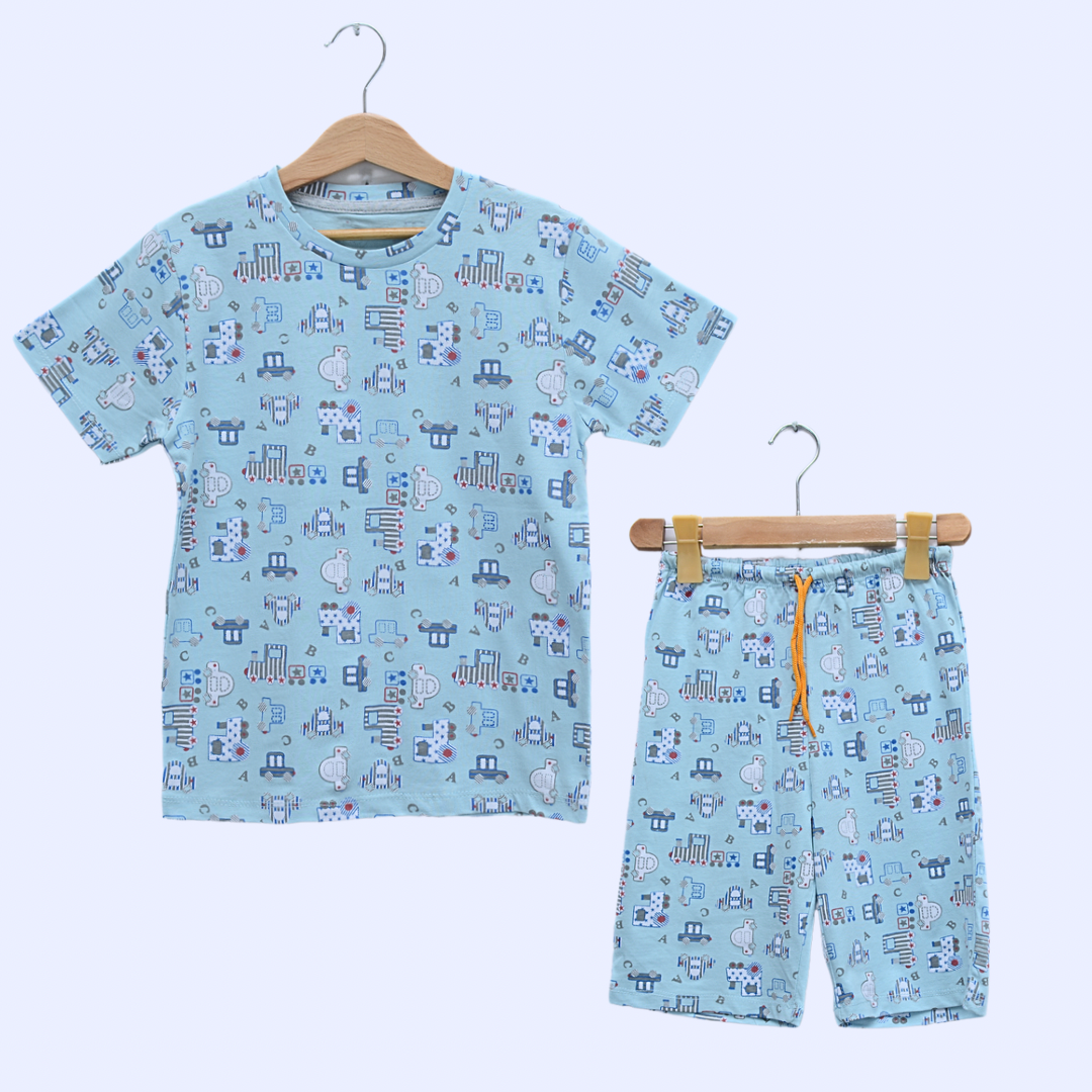 Cute Cars Pajama Set