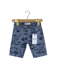 Grey Dino Forest Printed Short